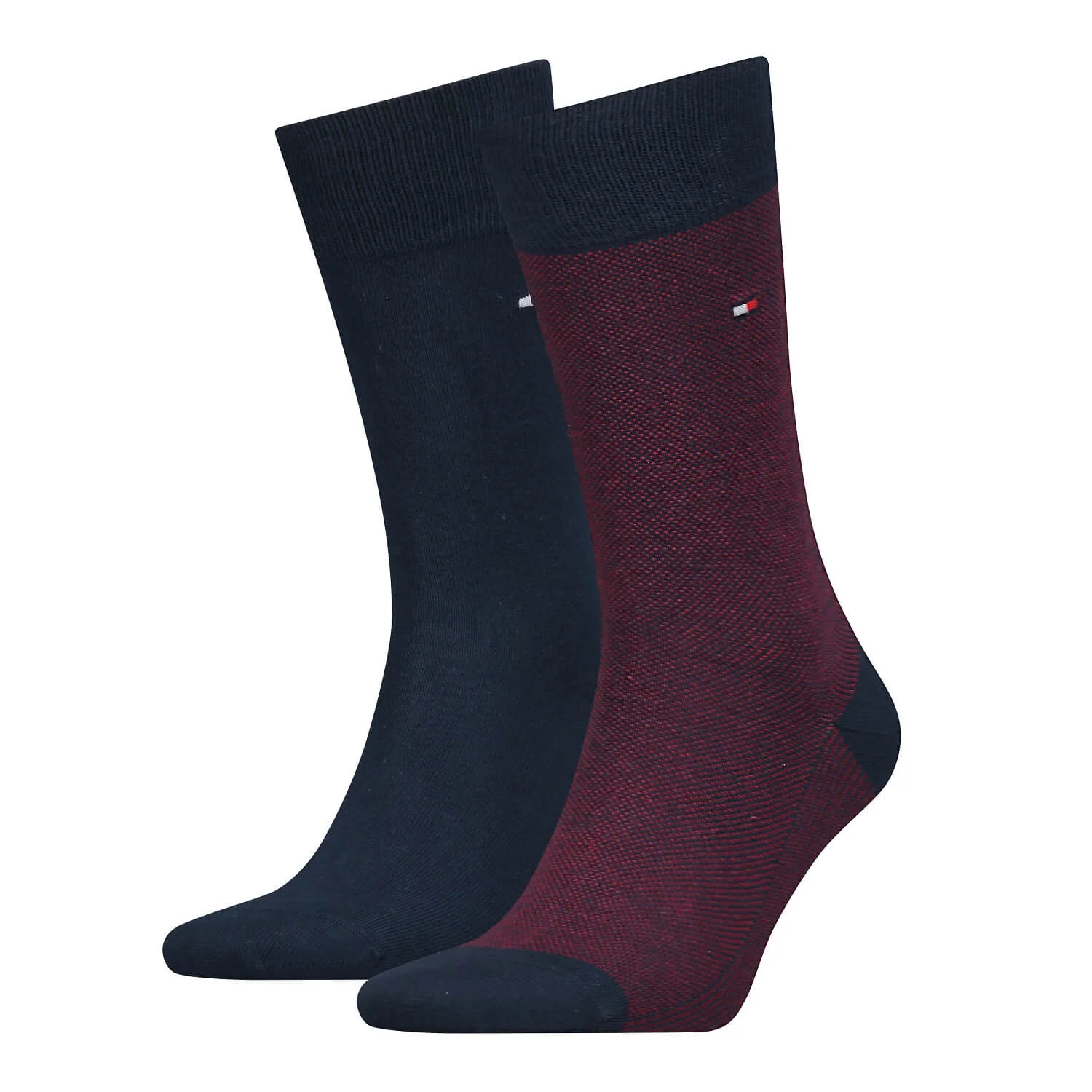 TOMMY HILFIGER SOCKS Miesten Sukat, K MEN 2-PACK SOCK BIRDEYE Punainen Kuosi