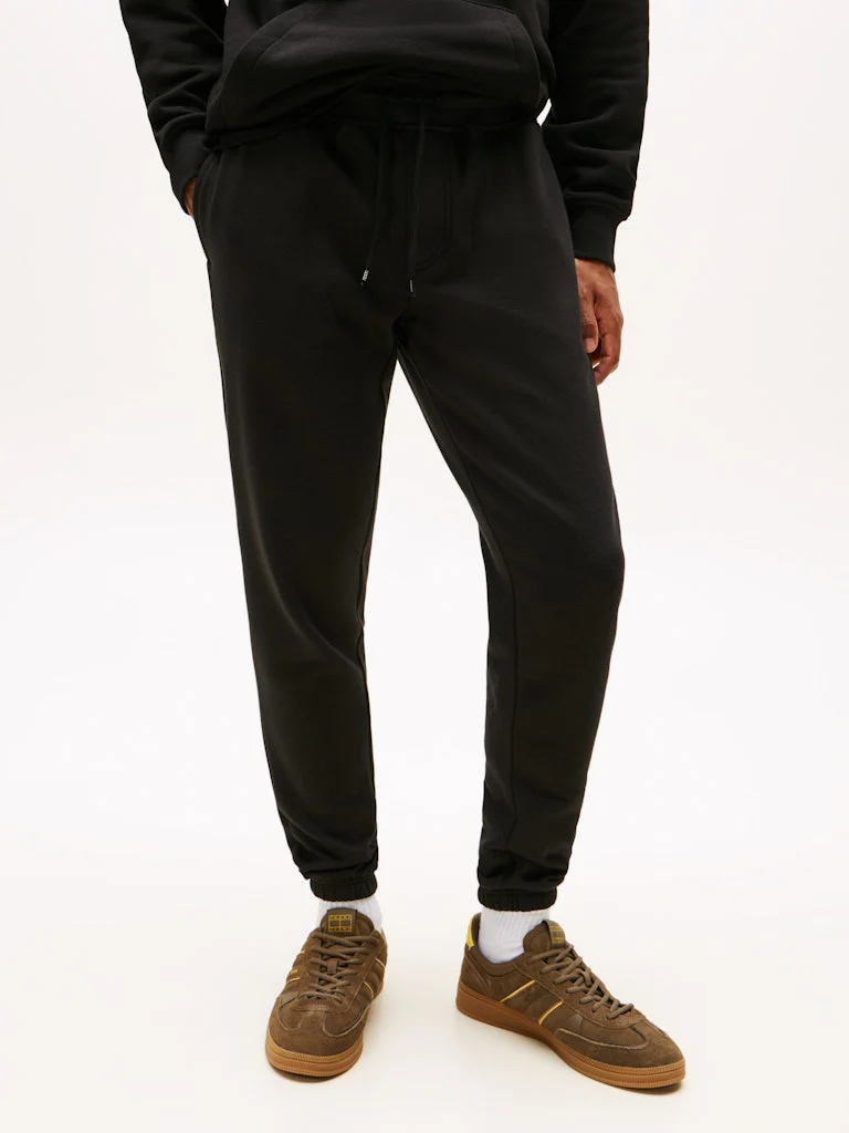 Tommy Jeans miesten collegehousut, TJM SLIM S FLAG SWEATPANT EXT Musta - Image 5