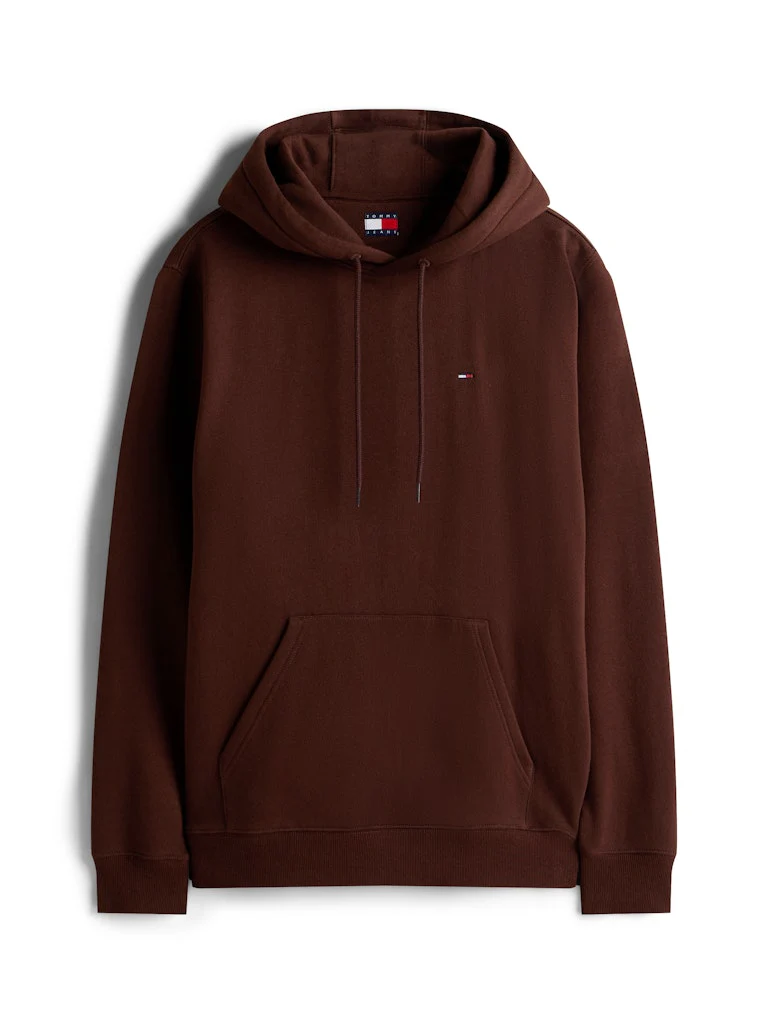 Tommy Jeans Miesten Huppari, TJM REG S FLAG HOODIE Kaakaonruskea - Image 4
