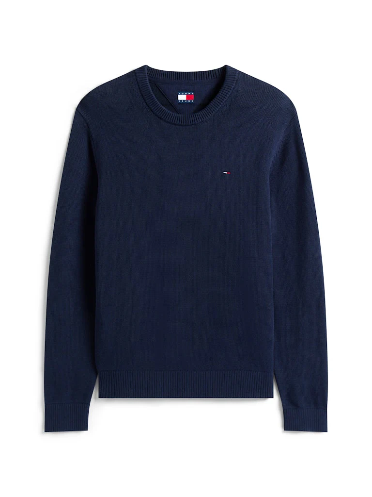 Tommy Jeans miesten neulepsuero, TJM SLIM ESS SWEATER EXT Tummansininen - Image 5