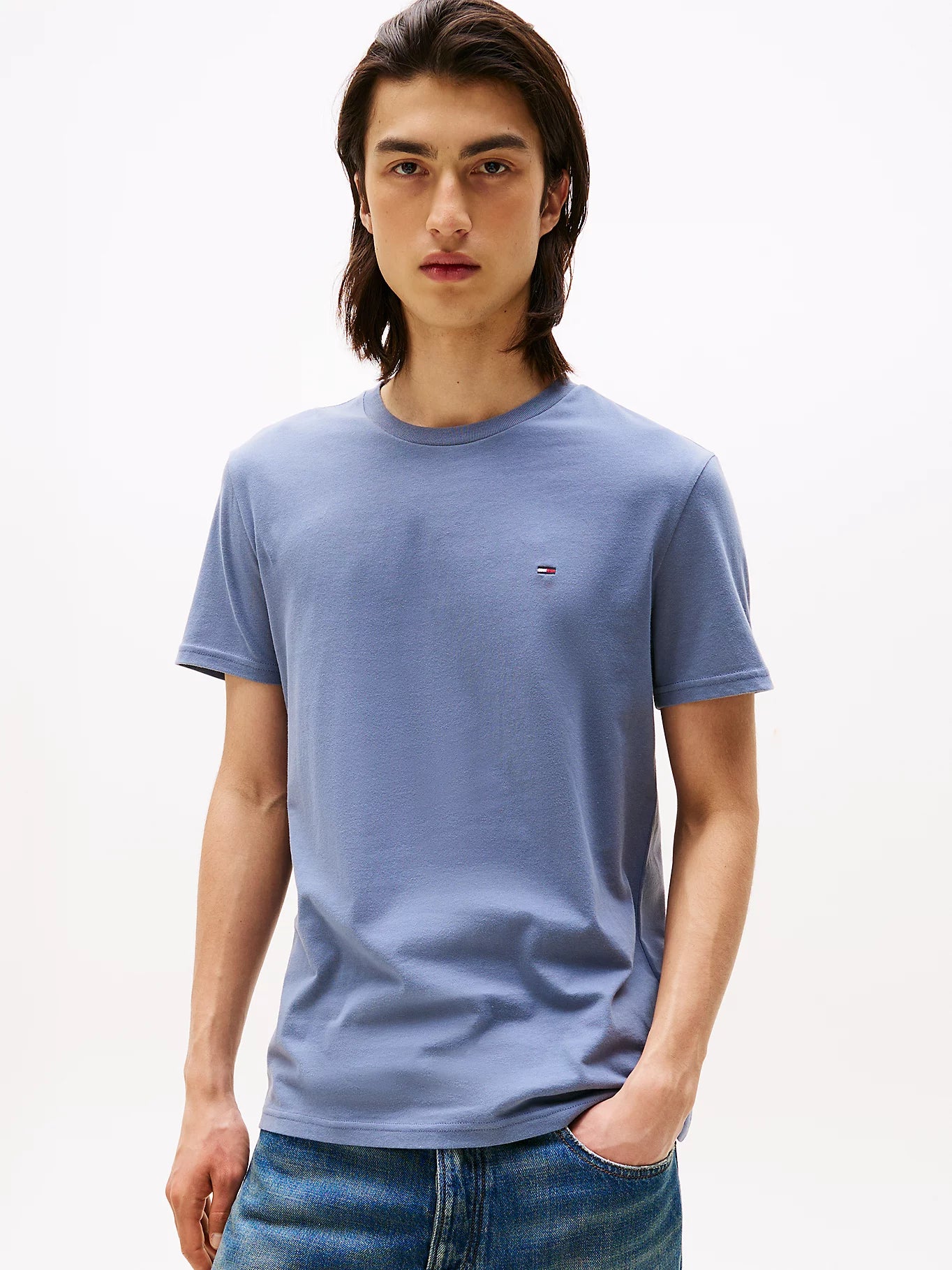 Tommy Jeans miesten t-paita, TJM XSLIM JERSEY TEE Sininen