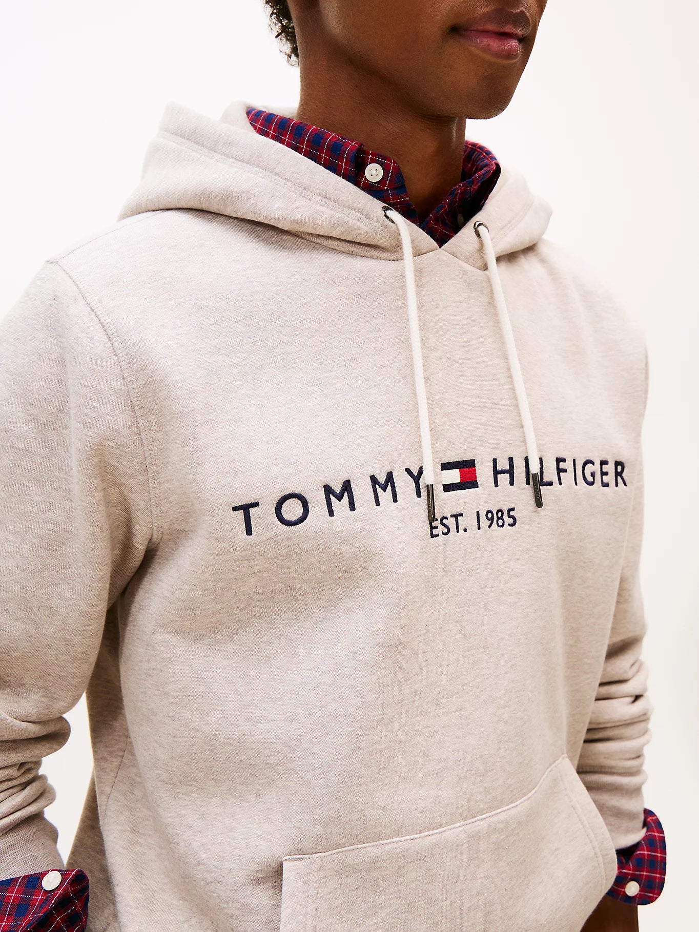 Tommy Hilfiger miesten huppari TOMMY LOGO HOODY, vaalea beige - Image 2