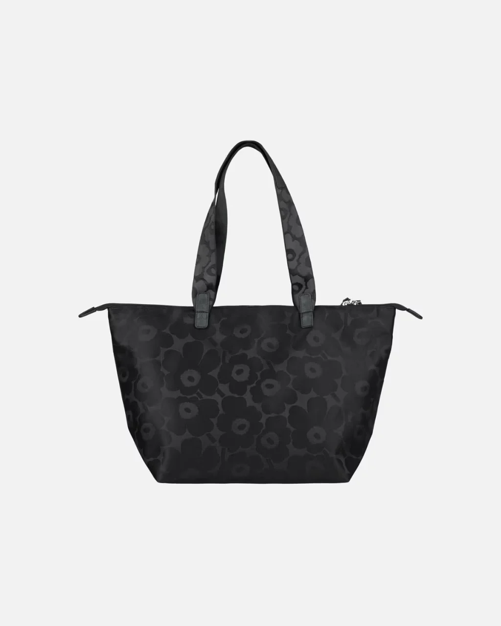 Marimekko laukku Tote M Unikko, musta kuosi - Image 3