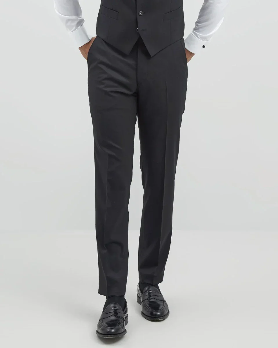 Turo miesten puvuntakki Barcelona Modern Fit, musta - Image 3