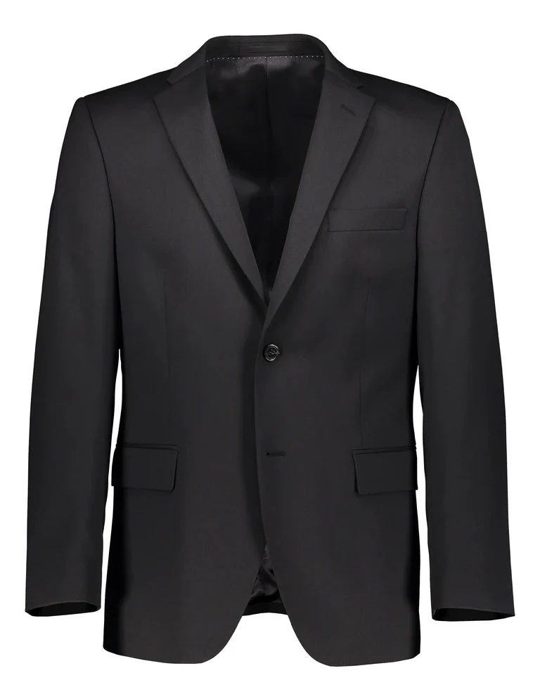Turo miesten puvuntakki Barcelona Modern Fit, musta - Image 4