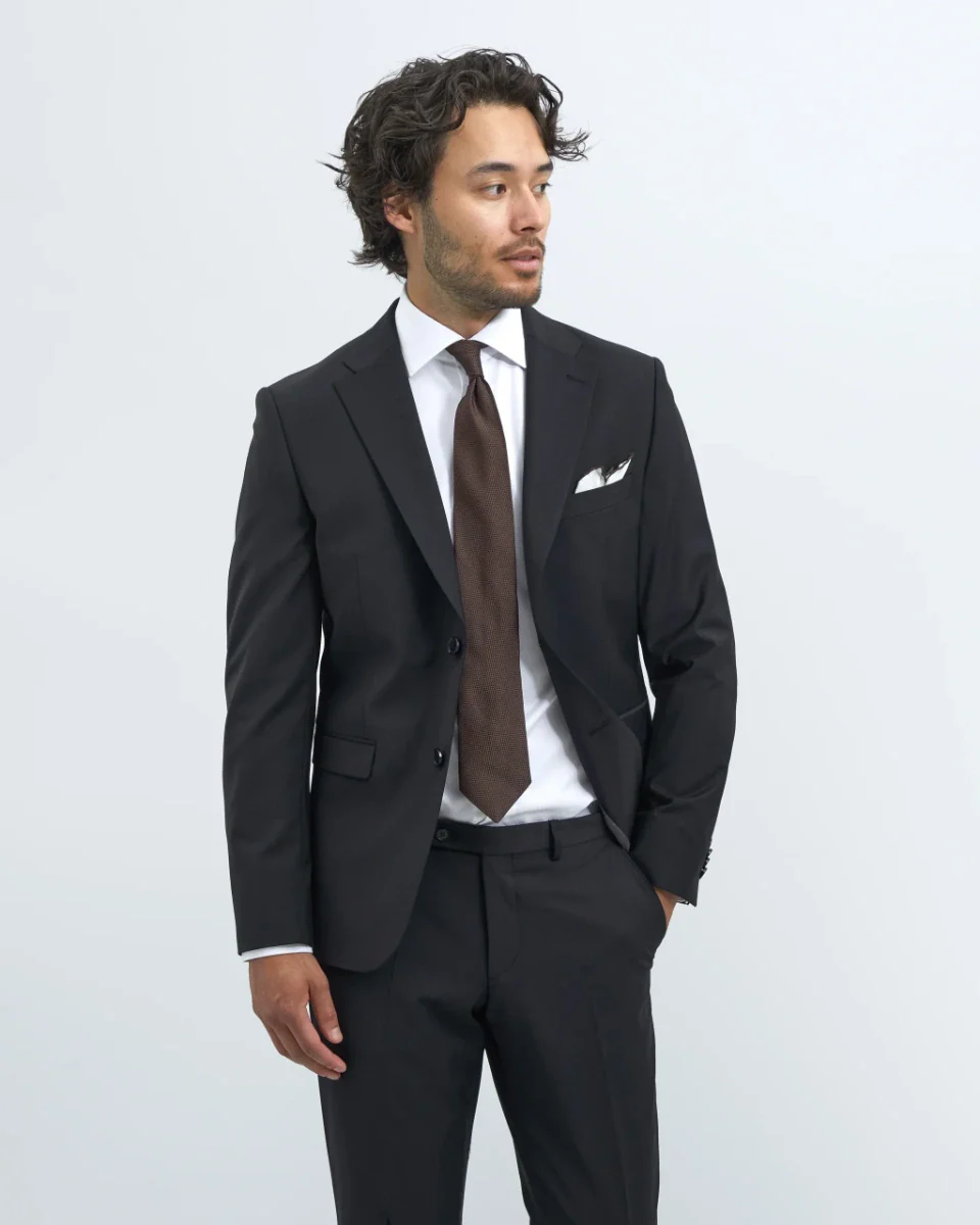 Turo Tailor Miesten Bleiseri 7890-3280 OSLO ATHLETE Musta - Image 3