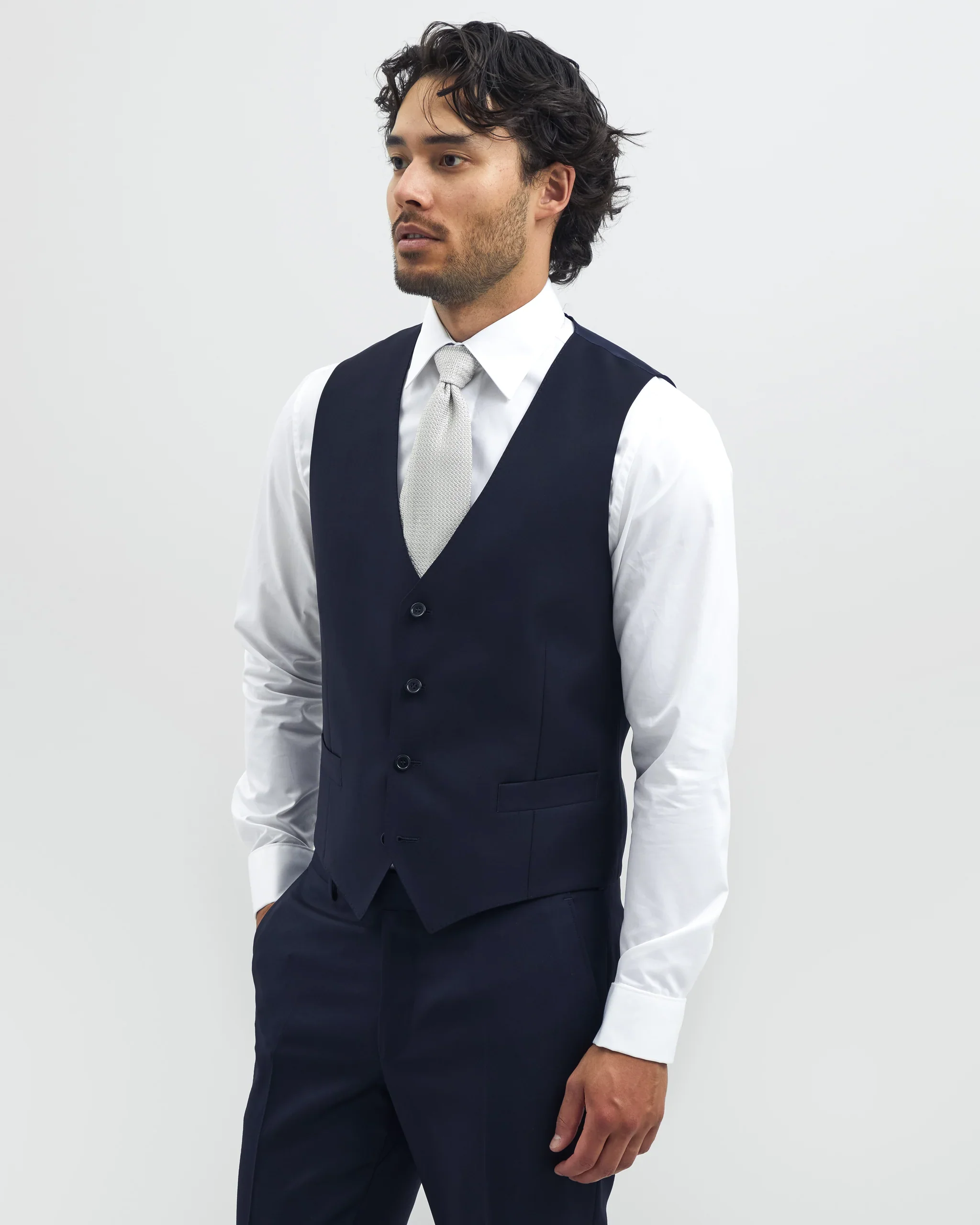Turo Tailor miesten liivi, LUCAS Sininen - Image 2