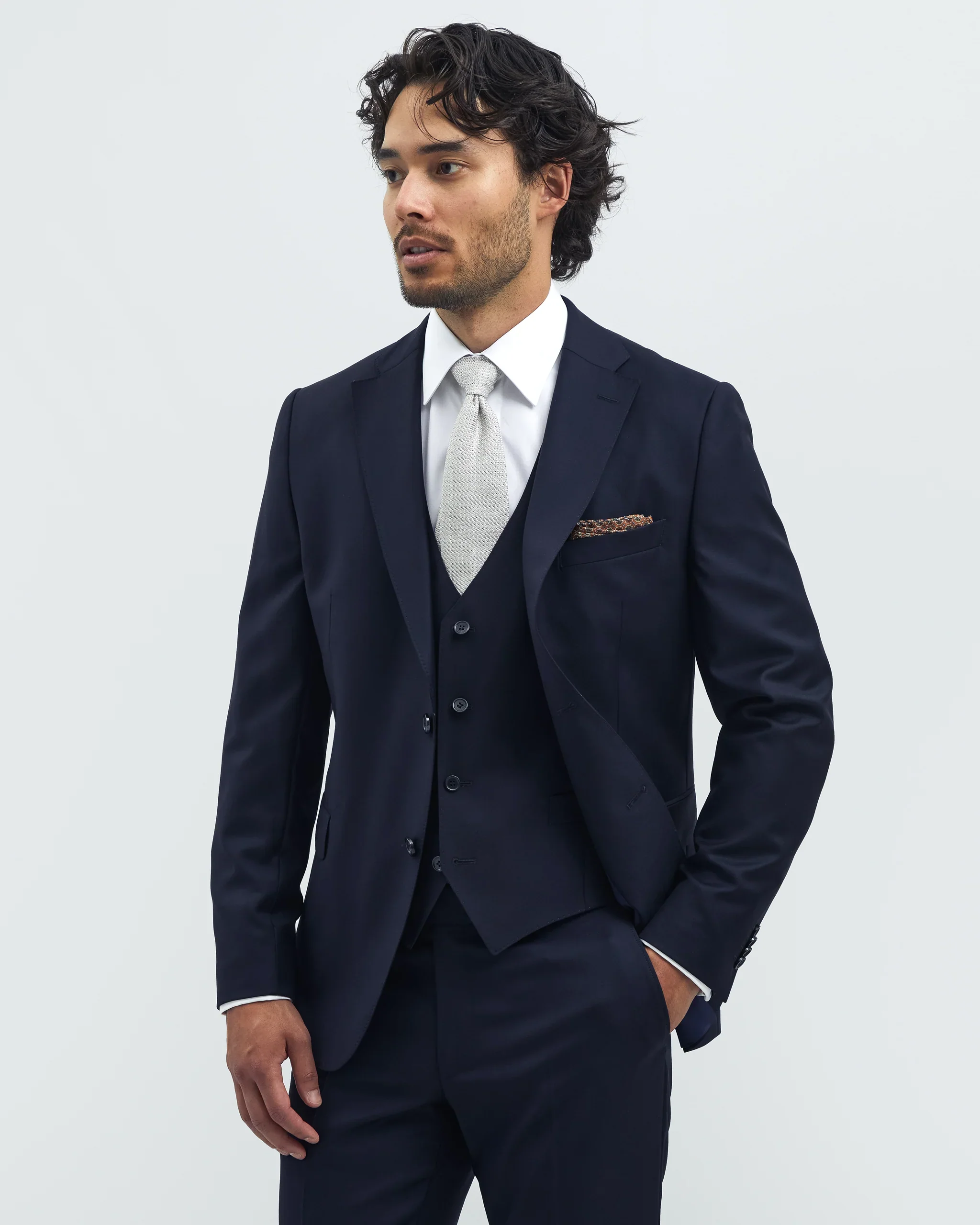 Turo Tailor miesten puvuntakki, BILBAO Sininen - Image 3