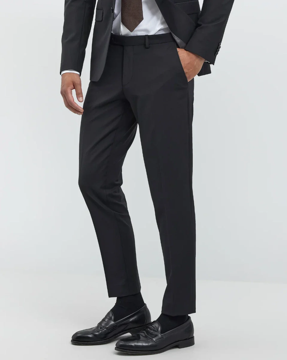 Turo Tailor, Miesten Suorat Housut, Hilton Athlete Musta - Image 3