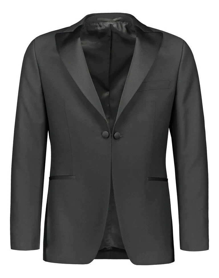 Turo Tailor Smokkitakki, James Slim Fit Musta - Image 2