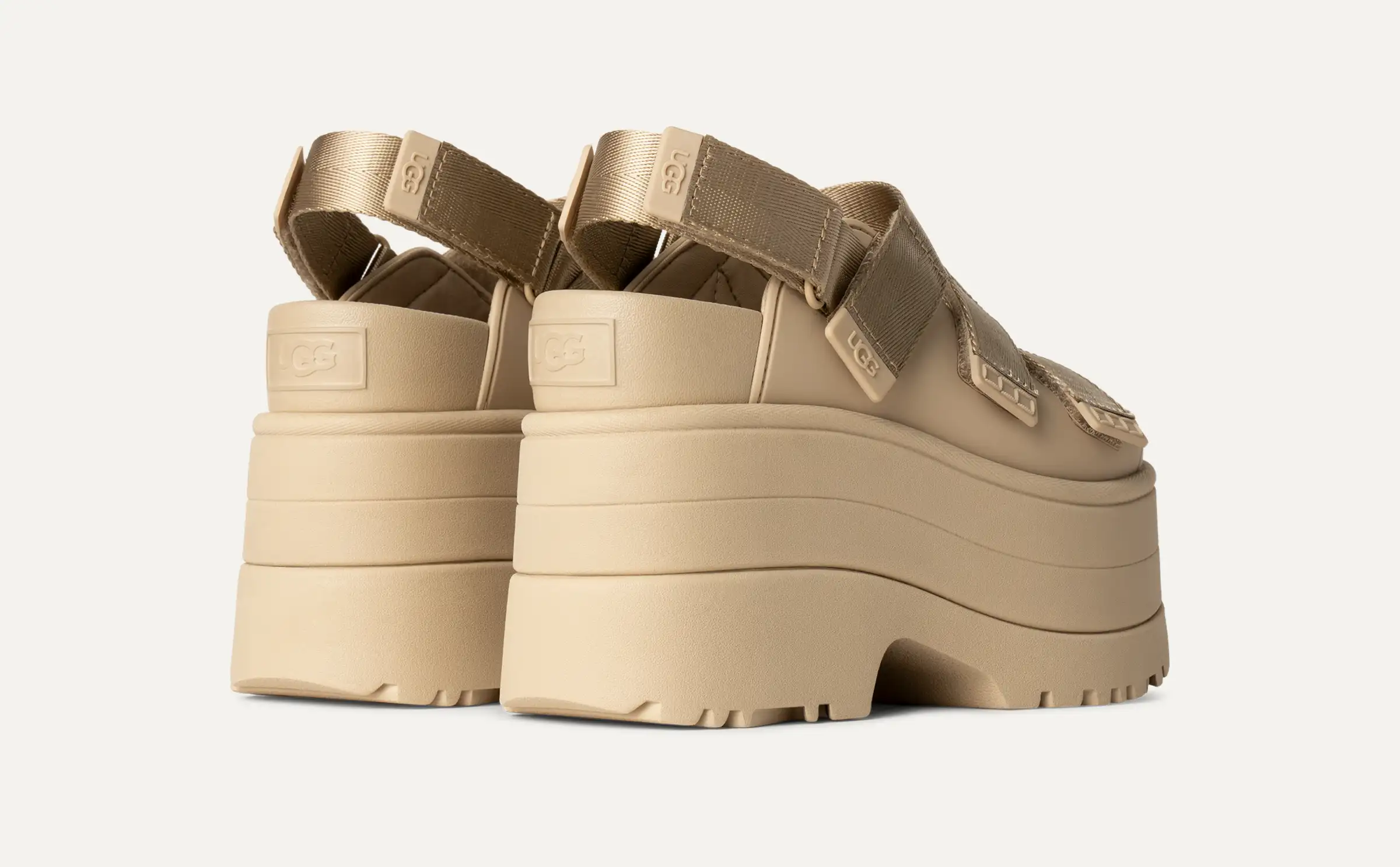 UGG naisten kengät, W GoldenRise Vaalea Beige - Image 2
