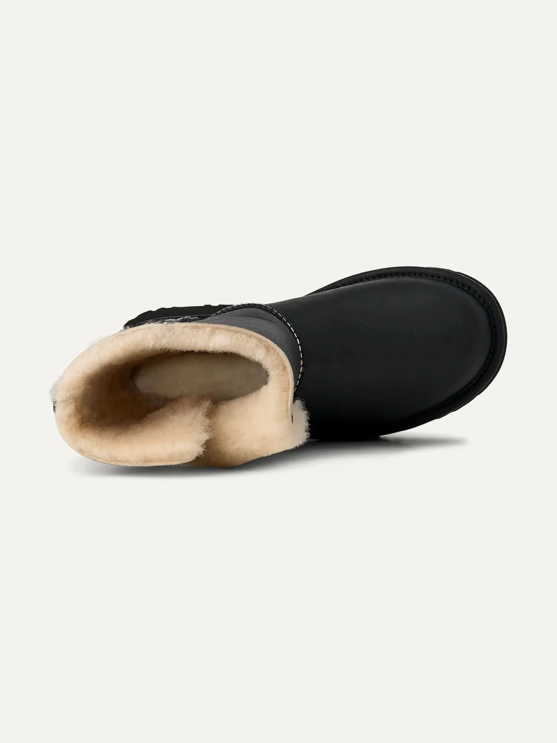 UGG naisten saappaat, W NEW HEIGHTS CUFF LTHR Musta - Image 5