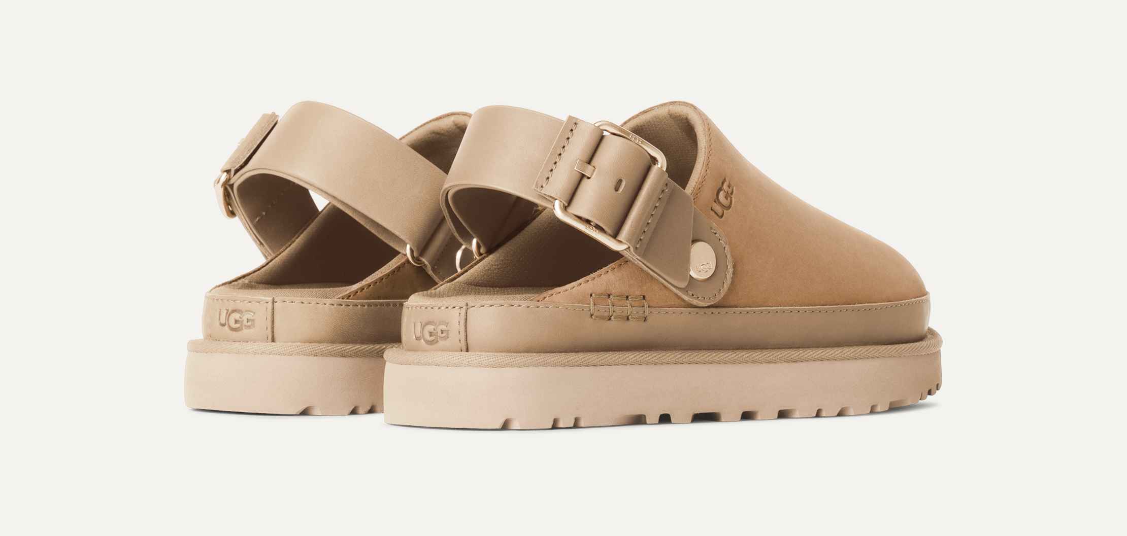 UGG naisten sandaalit, W Goldenstar Villa Clog Hiekka - Image 3