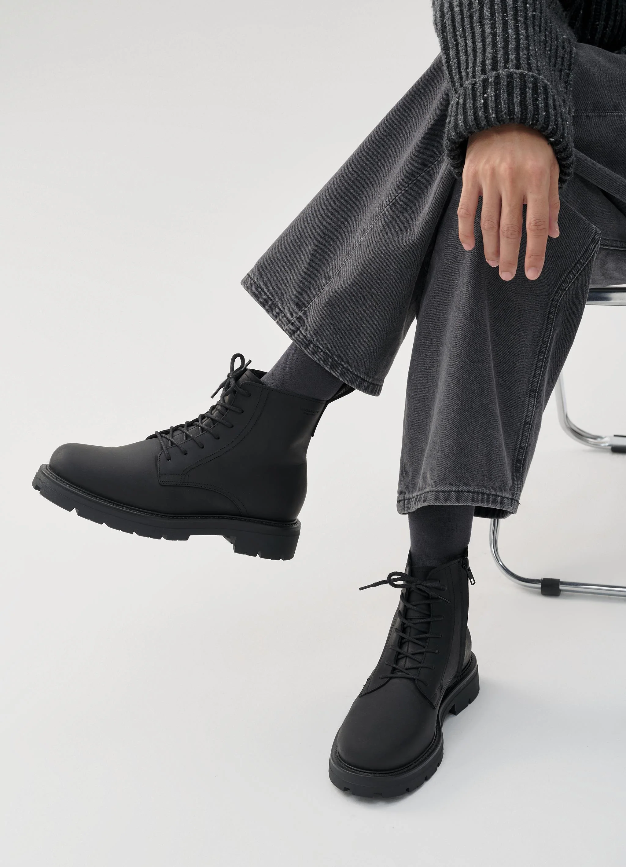 Vagabond miesten maiharit Cameron Lace Up Boot, musta - Image 2