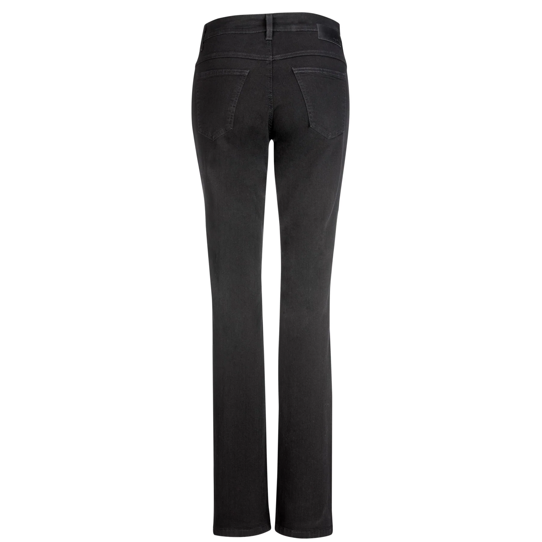 Very Nice Naisten Farkut, Emily 9731 Straight Fit Musta - Image 6