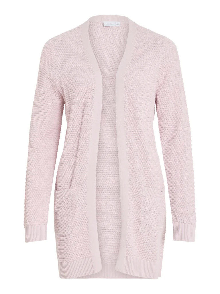 Vila naisten neuletakki VIDALO L/S KNIT CARDIGAN, Cherry Blossom