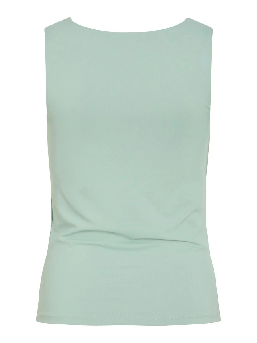 Vila naisten toppi Vikenza U-Neck S/L, Blue Surf - Image 5