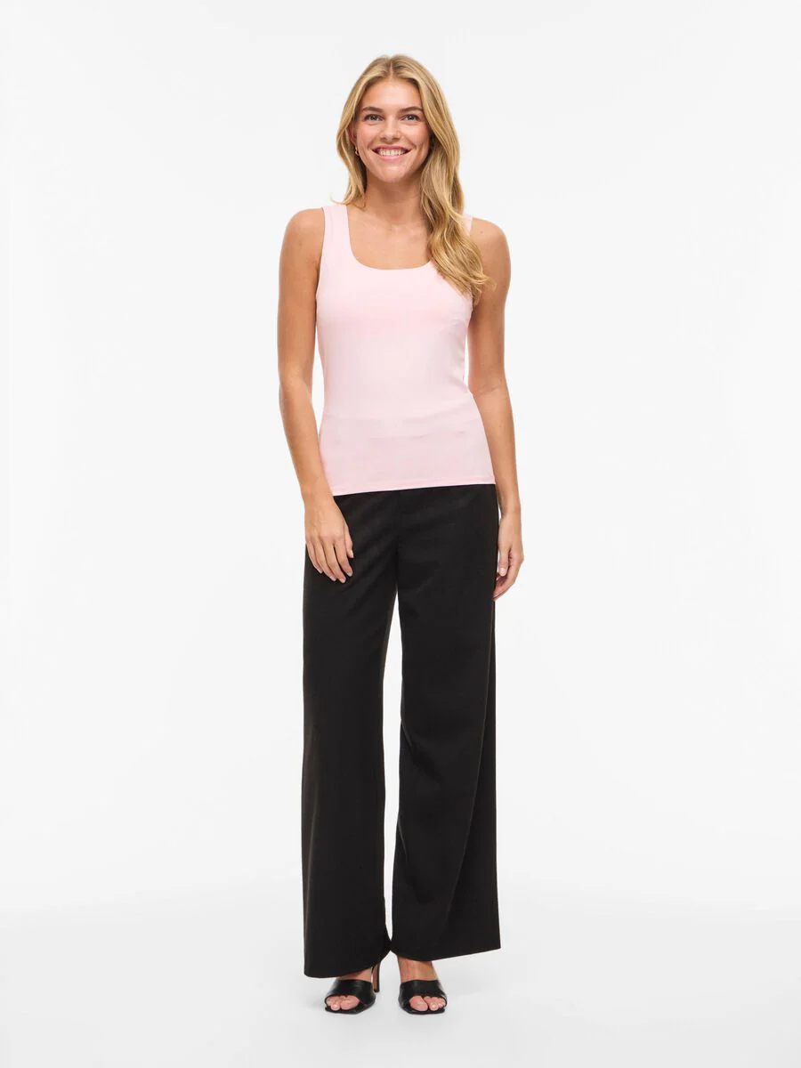 Vila naisten toppi Vikenza U-Neck S/L, Cherry Blossom - Image 3