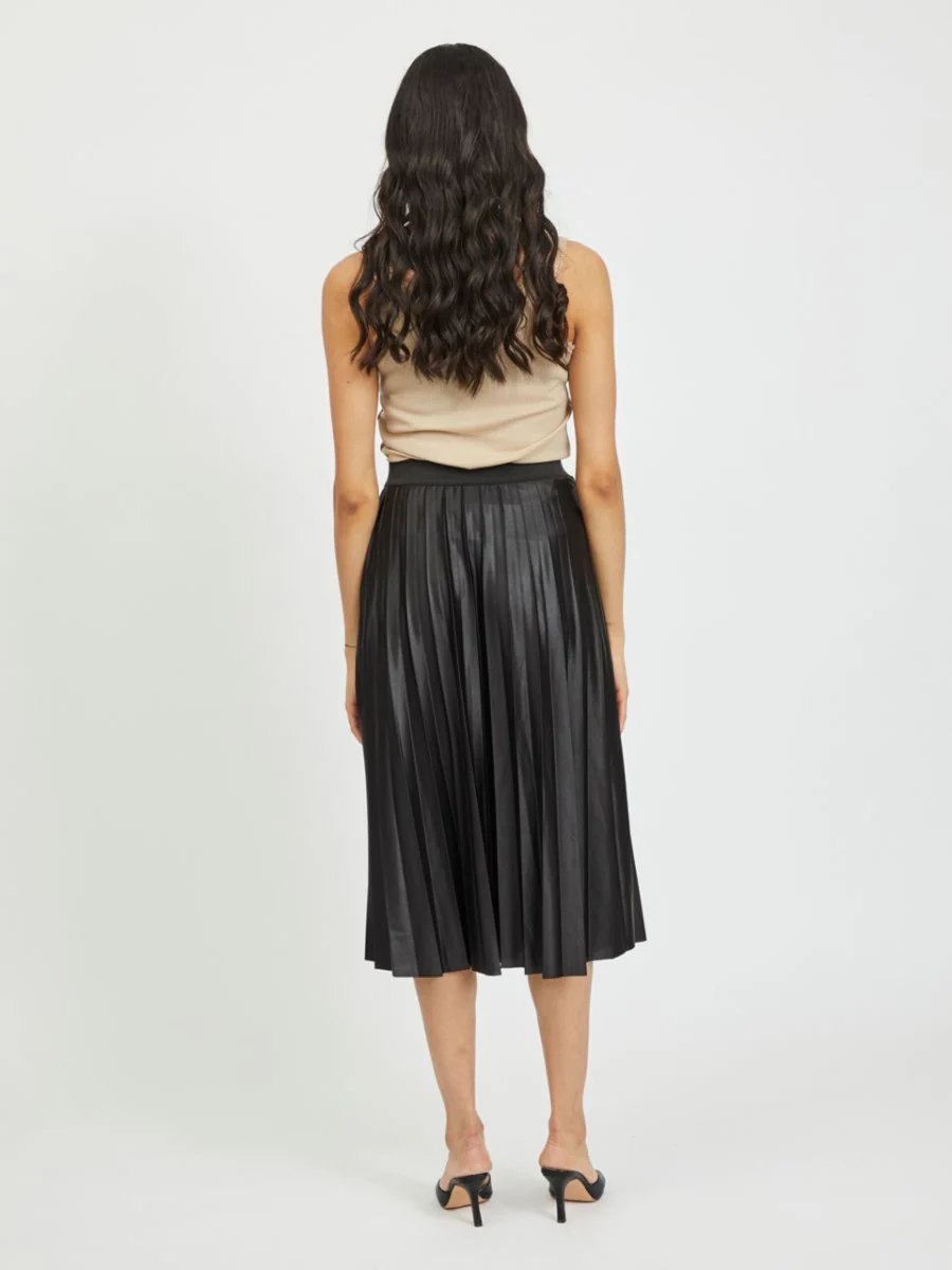 Vila, Naisten Hame, Vinitban Skirt Musta - Image 4