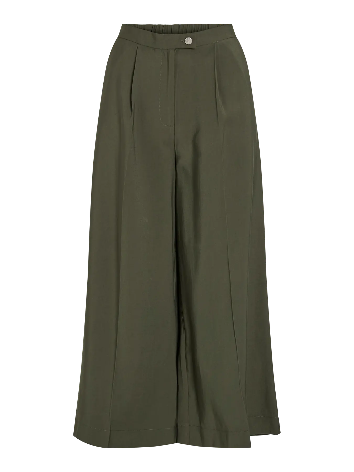 Vila naisten housut, VIMARLEE HW WIDE CULOTTE PANTS Deep Depths - Image 2