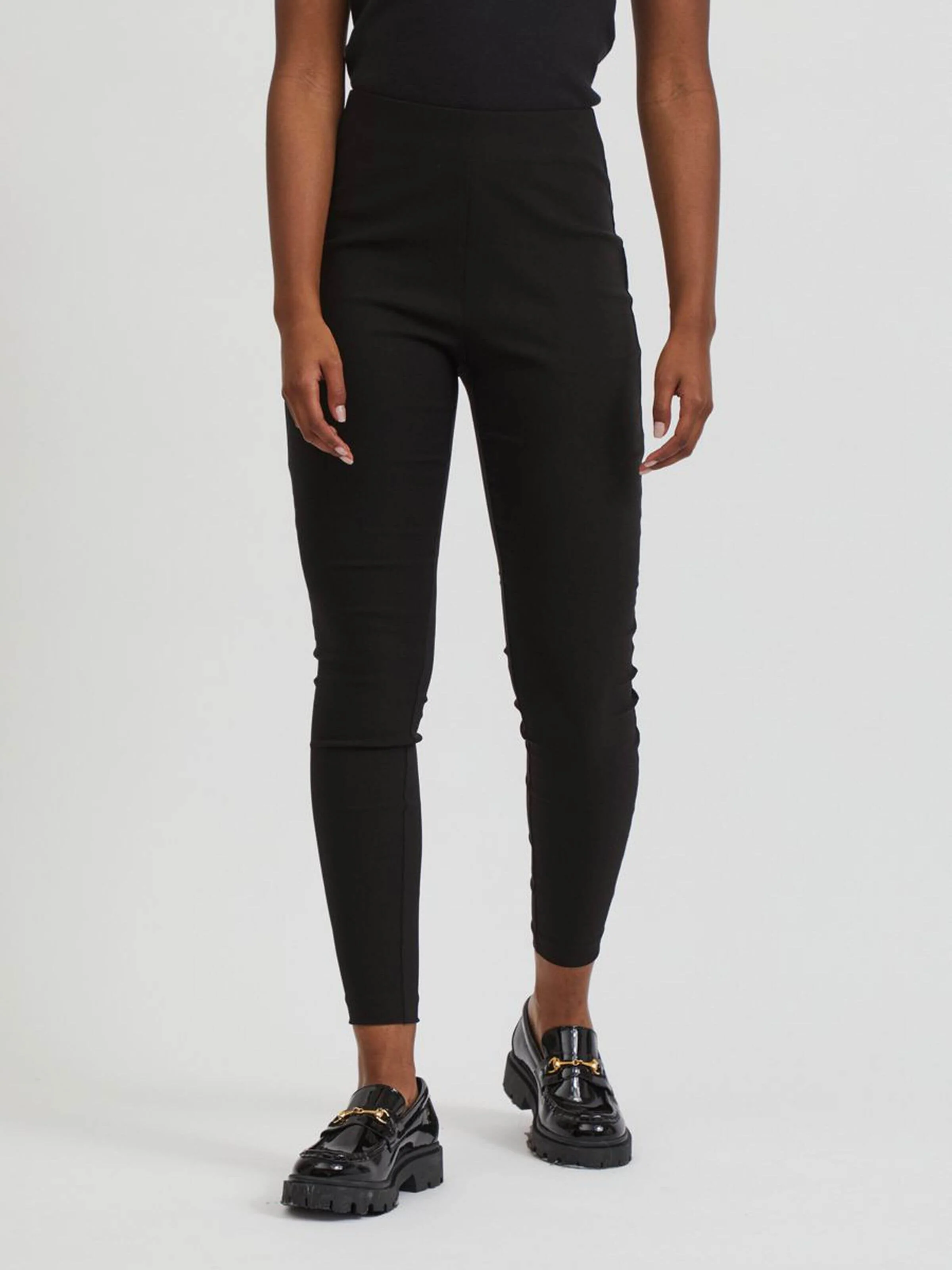Vila Naisten Leggingsit VILAURA LOU LEGGINGS Musta