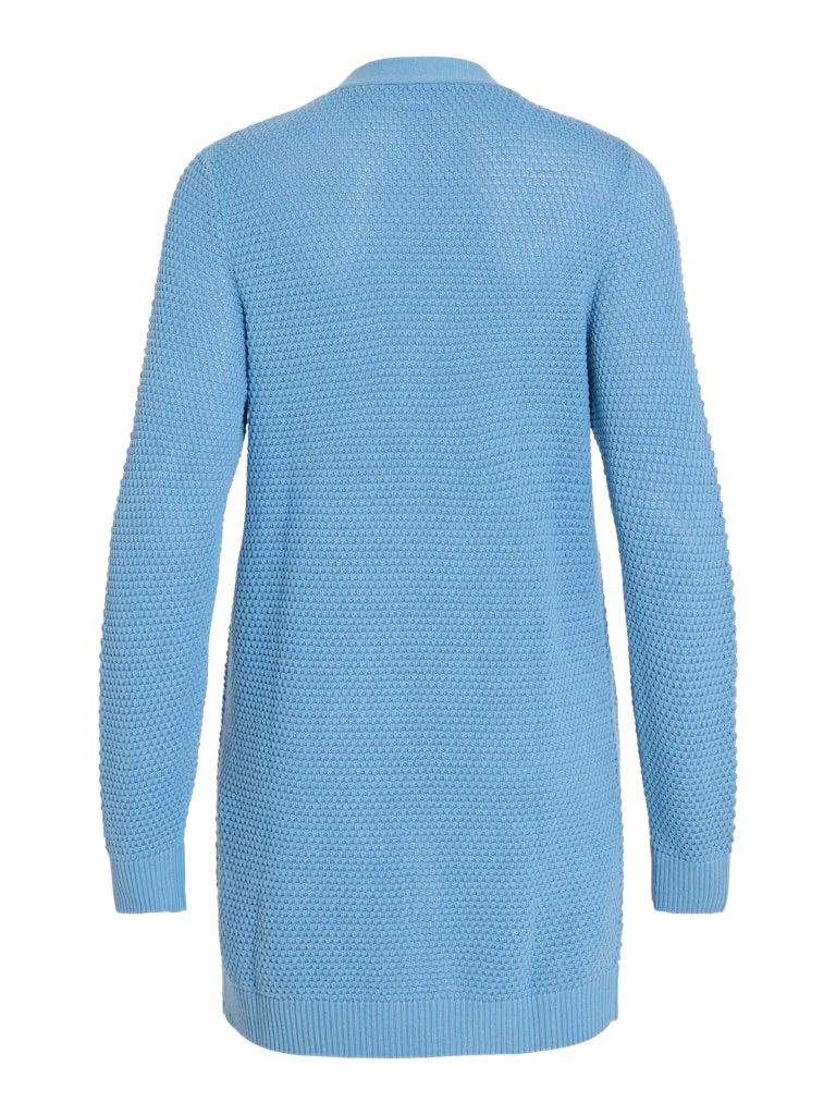 Vila naisten neuletakki, VIDALO L/S KNIT CARDIGAN- Blissful Blue - Image 4
