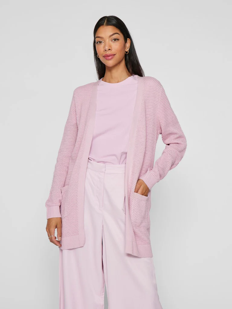 Vila naisten neuletakki, VIDALO L/S KNIT CARDIGAN- Winsome Orchid