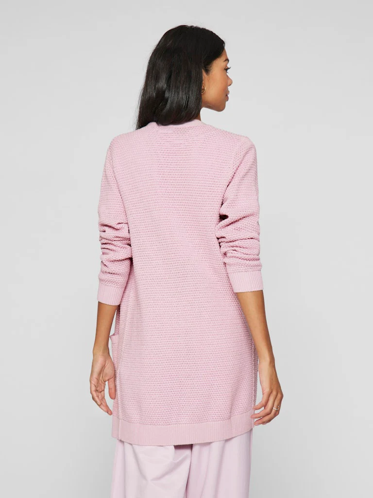 Vila naisten neuletakki, VIDALO L/S KNIT CARDIGAN- Winsome Orchid - Image 2