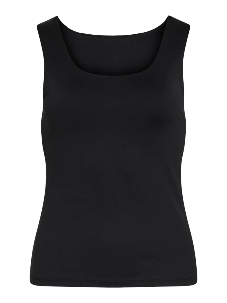Vila naisten toppi, VIKENZA O-NECK S/L TANK TOP Black - Image 3