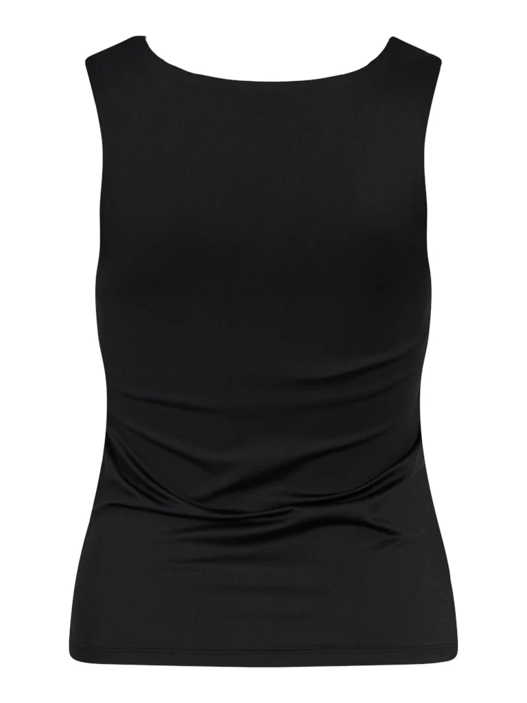 Vila naisten toppi, VIKENZA O-NECK S/L TANK TOP Black - Image 4