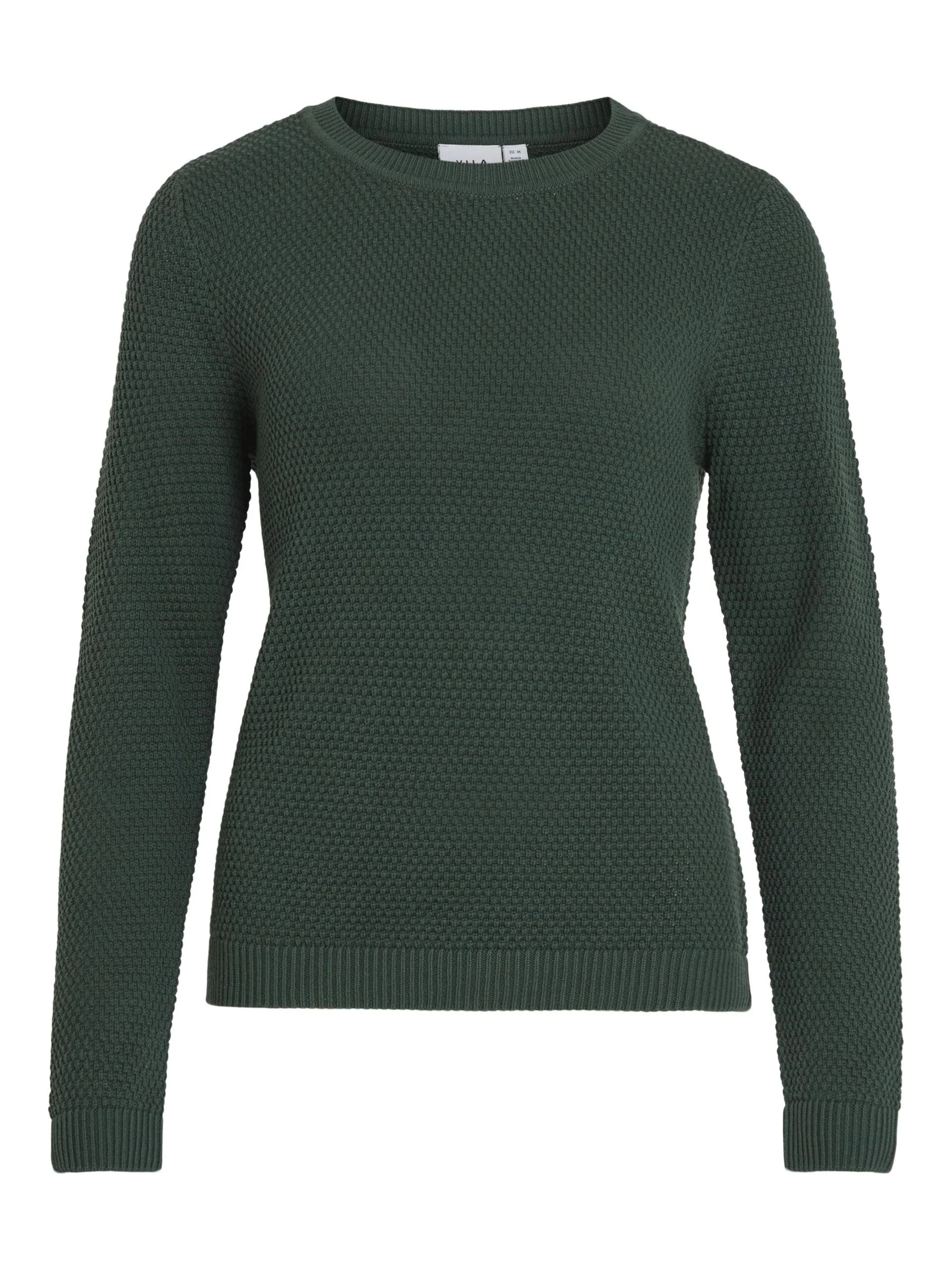 Vila neule, VIDALO O-NECK L/S KNIT TOP Armeijanvihreä - Image 3