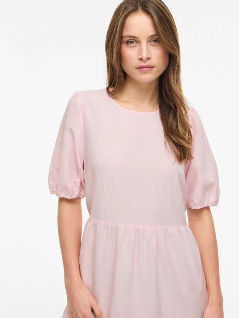 Vila mekko VIPrisilla 2/4 O-Neck Midi Dress, Cherry Blossom - Image 6