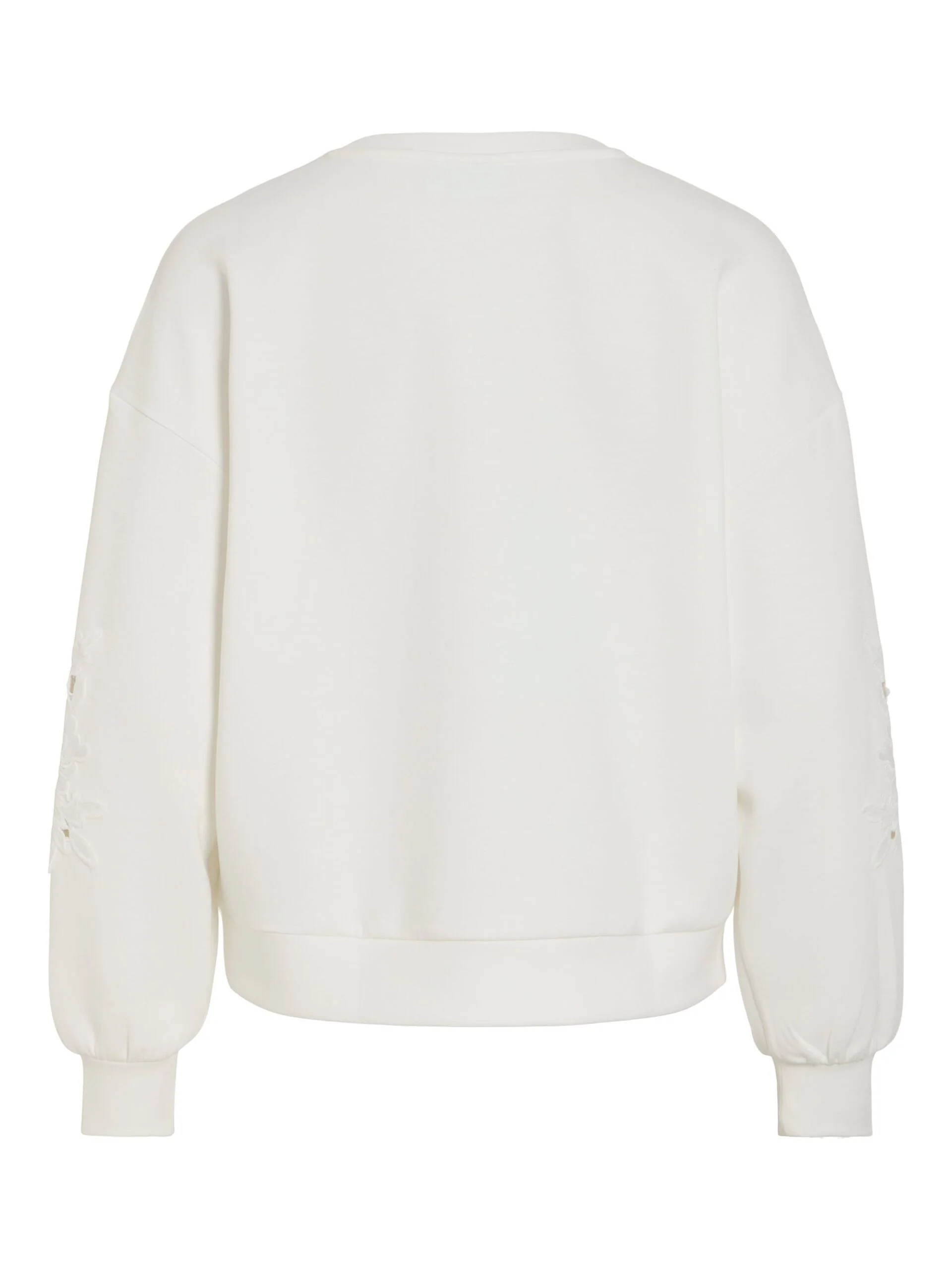 Vila naisten collegepaita VISIFFI O-Neck, Cloud Dancer - Image 5