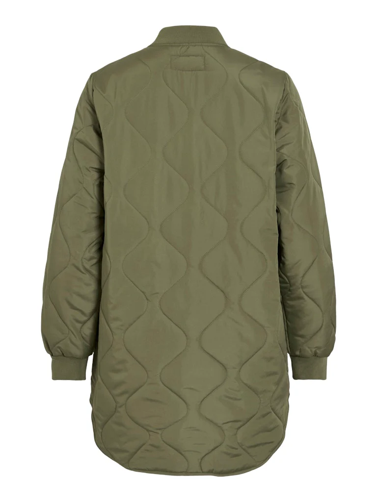 Vila naisten tikkitakki VITATE L/S QUILT JACKET - NOOS, Olivine - Image 3