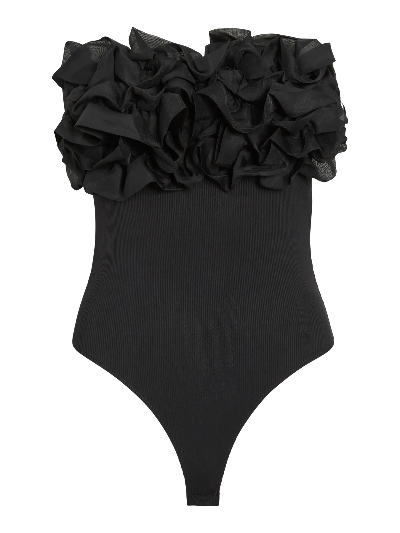 Vila naisten body VITOVE S/L Bodystocking, musta - Image 3