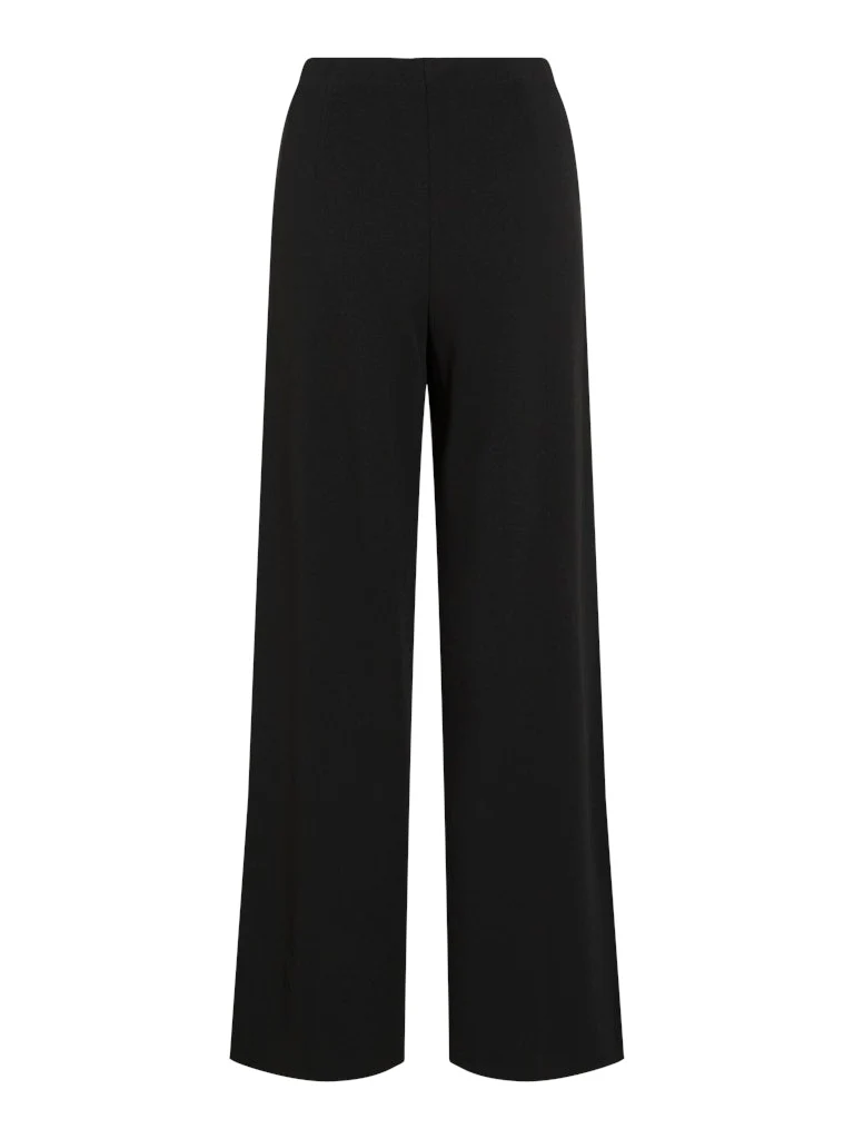 Vila naisten housut VIWINNIE CLUA HW WIDE PANTS, musta - Image 3
