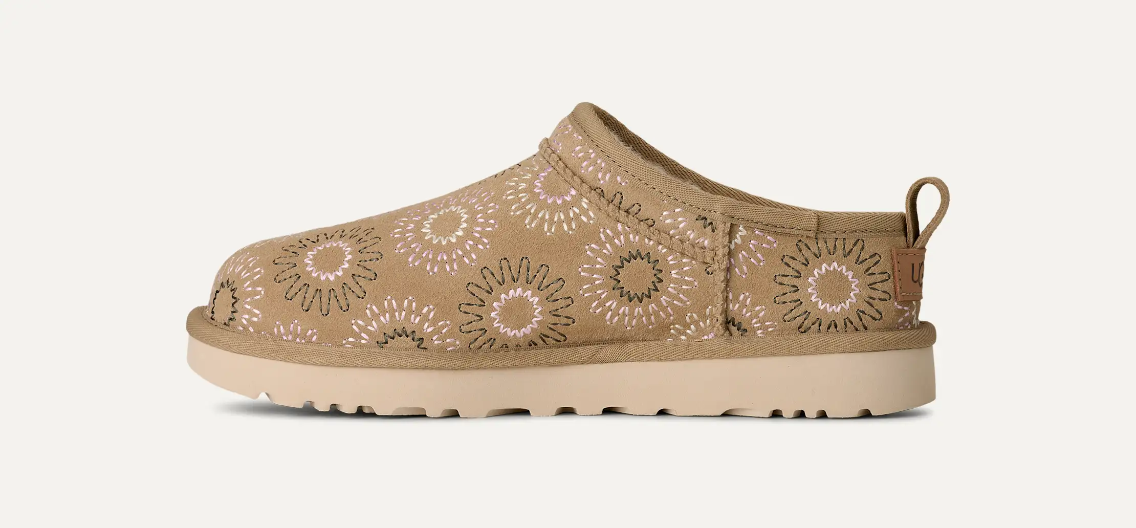 UGG naisten kengät Classic Micro Sun Stitch, hiekka - Image 3