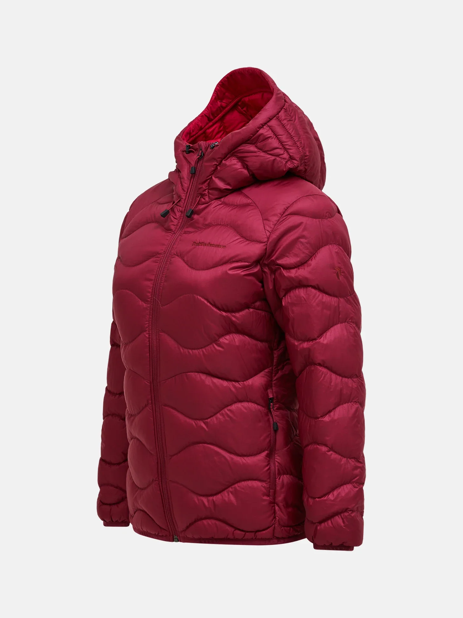 Peak Performance naisten kevytuntuvatakki W HELIUM DOWN HOOD JACKET, viininpunainen - Image 4