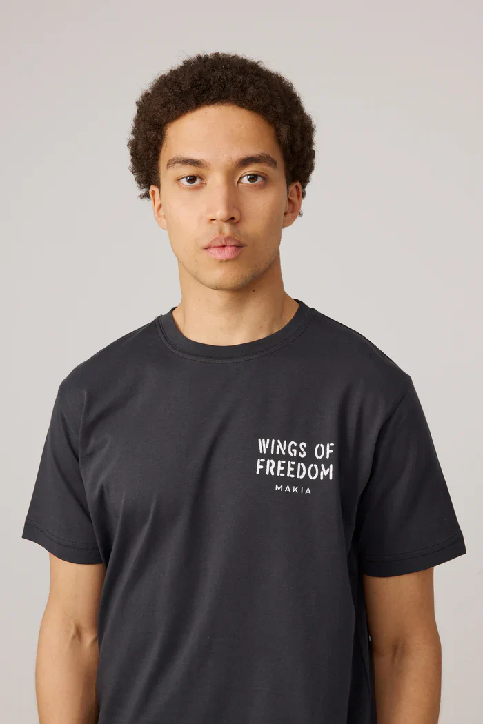 Makia miesten t-paita Wings T-shirt, musta - Image 5