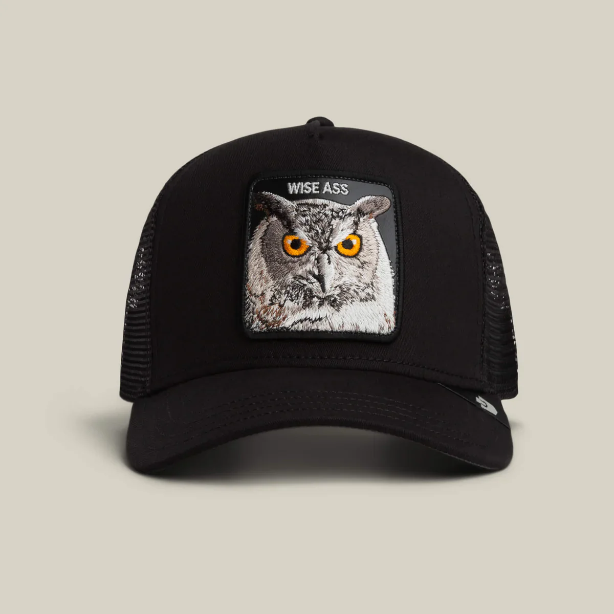 Goorin Bros lippis Wise Ass Owl Trucker, musta - Image 3