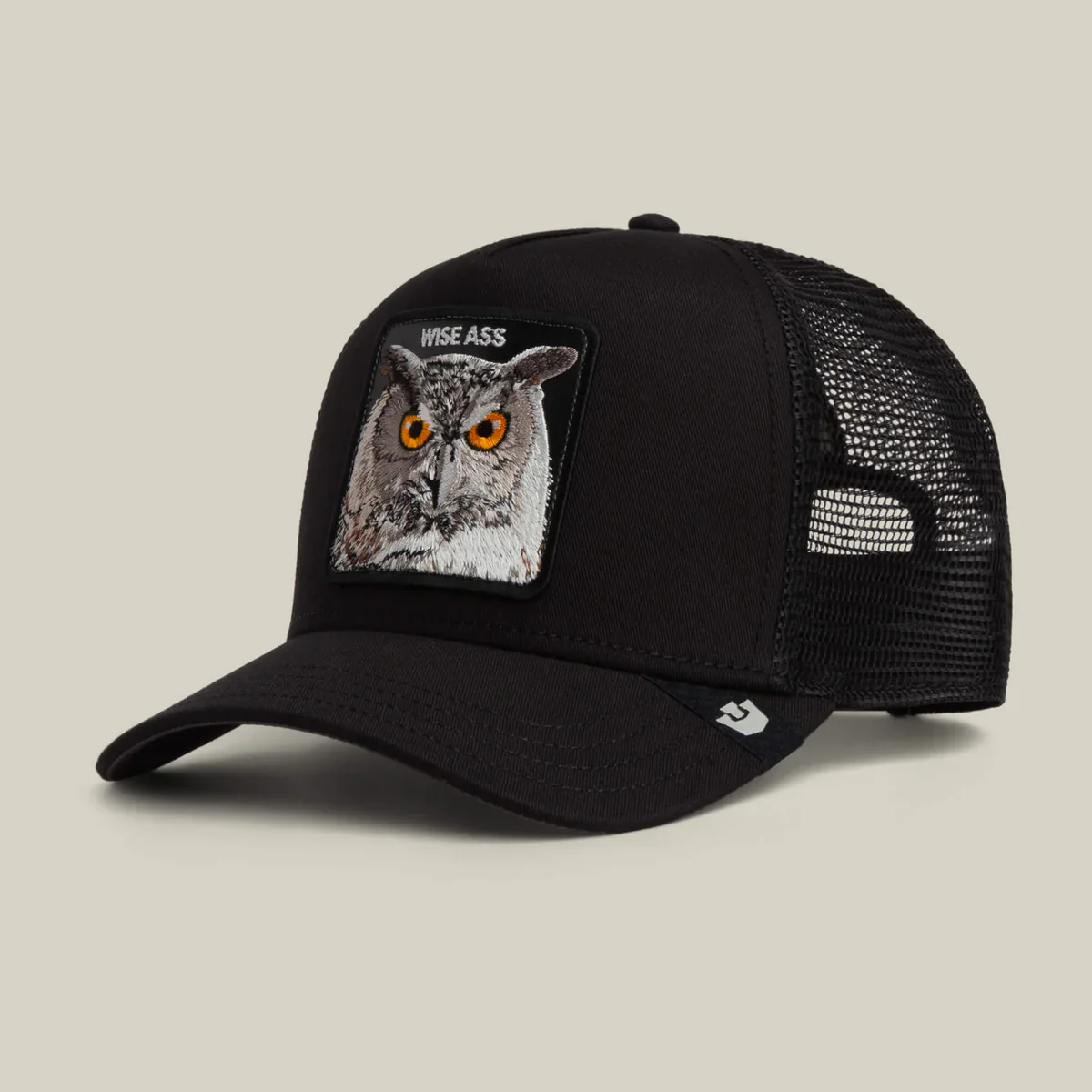 Goorin Bros lippis Wise Ass Owl Trucker, musta - Image 4