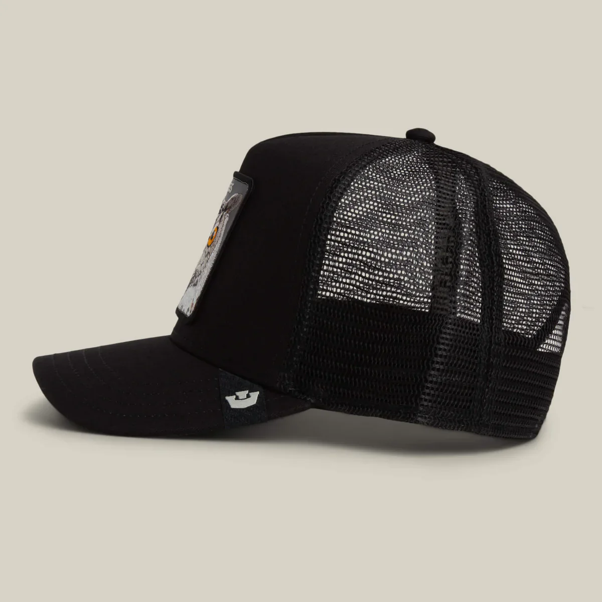 Goorin Bros lippis Wise Ass Owl Trucker, musta - Image 5