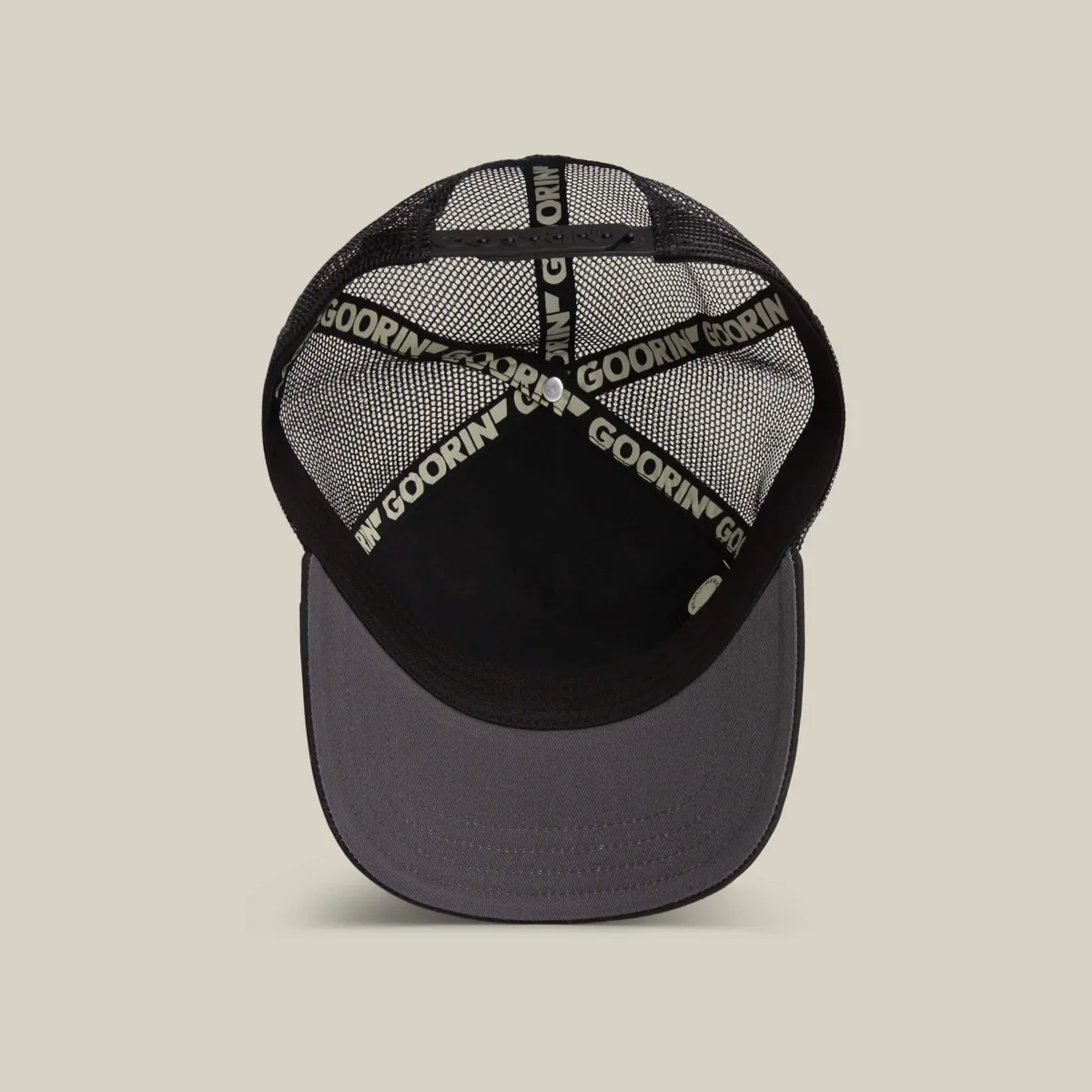Goorin Bros lippis Wise Ass Owl Trucker, musta - Image 7