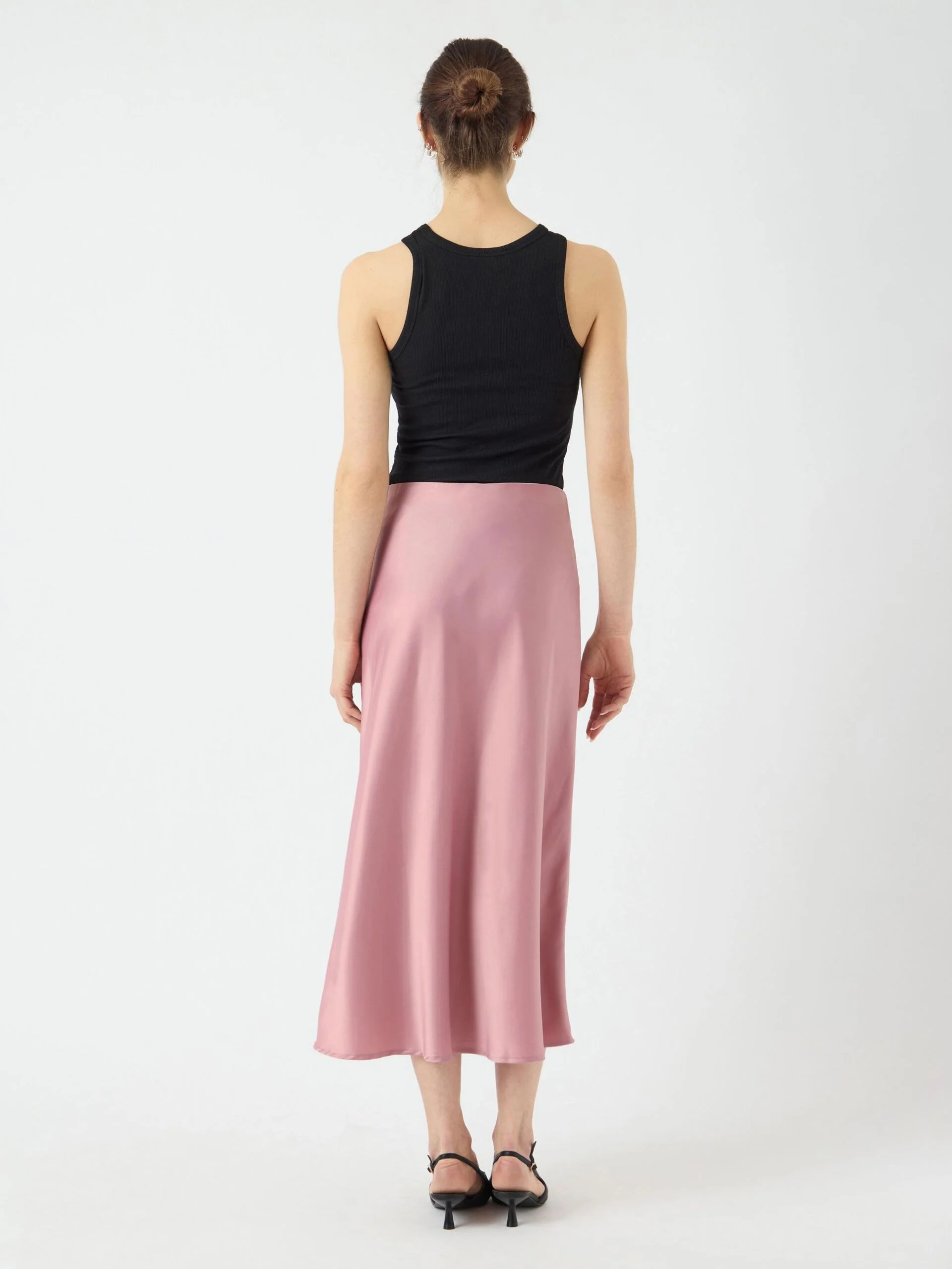 Y.A.S hame, YASPELLA HW MIDI SKIRT Vaaleanpunainen - Image 2
