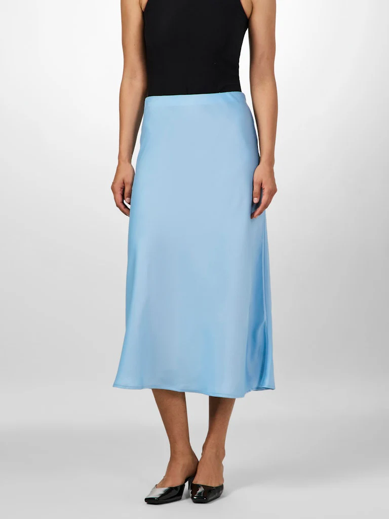 Y.A.S hame, YASPELLA HW MIDI SKIRT Vaaleansininen - Image 3