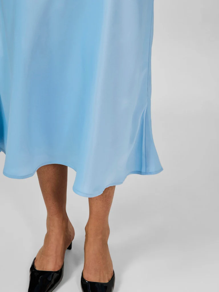 Y.A.S hame, YASPELLA HW MIDI SKIRT Vaaleansininen - Image 4