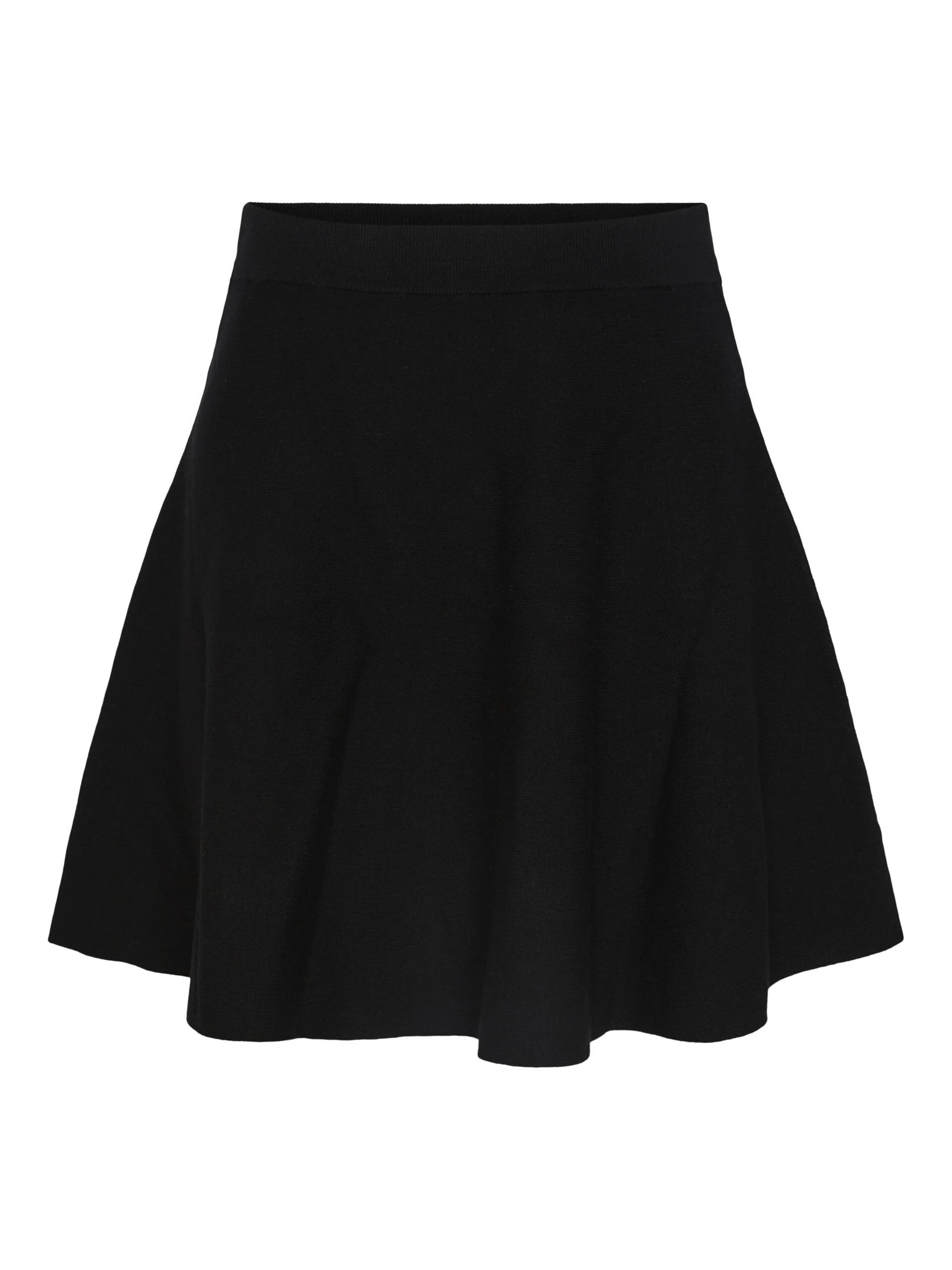 Y.A.S naisten hame, YASFONNY HW KNIT SKIRT Musta - Image 3