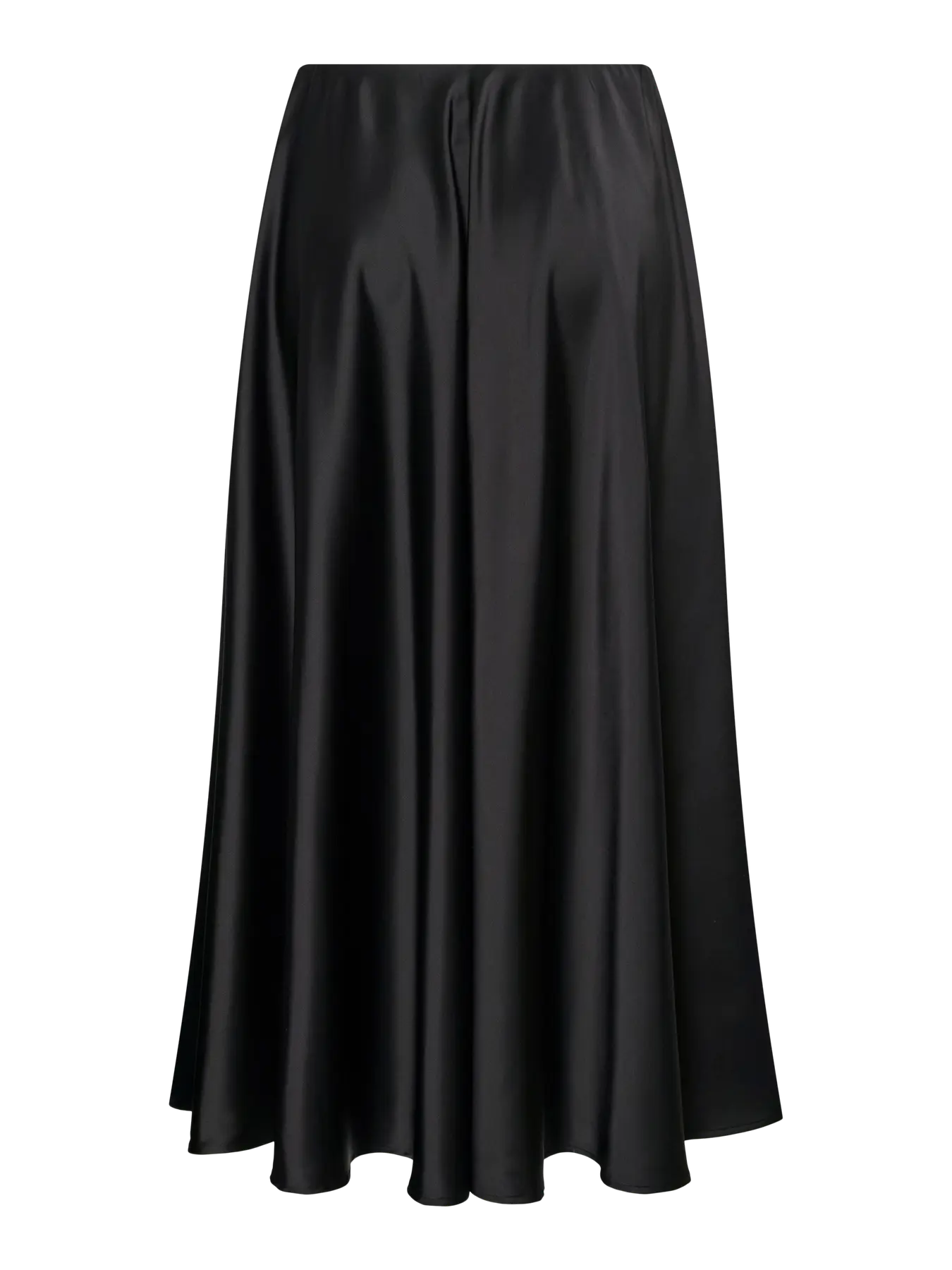 Y.A.S naisten hame, YASPELLA HW VOLUME ANKLE SKIRT Black - Image 4