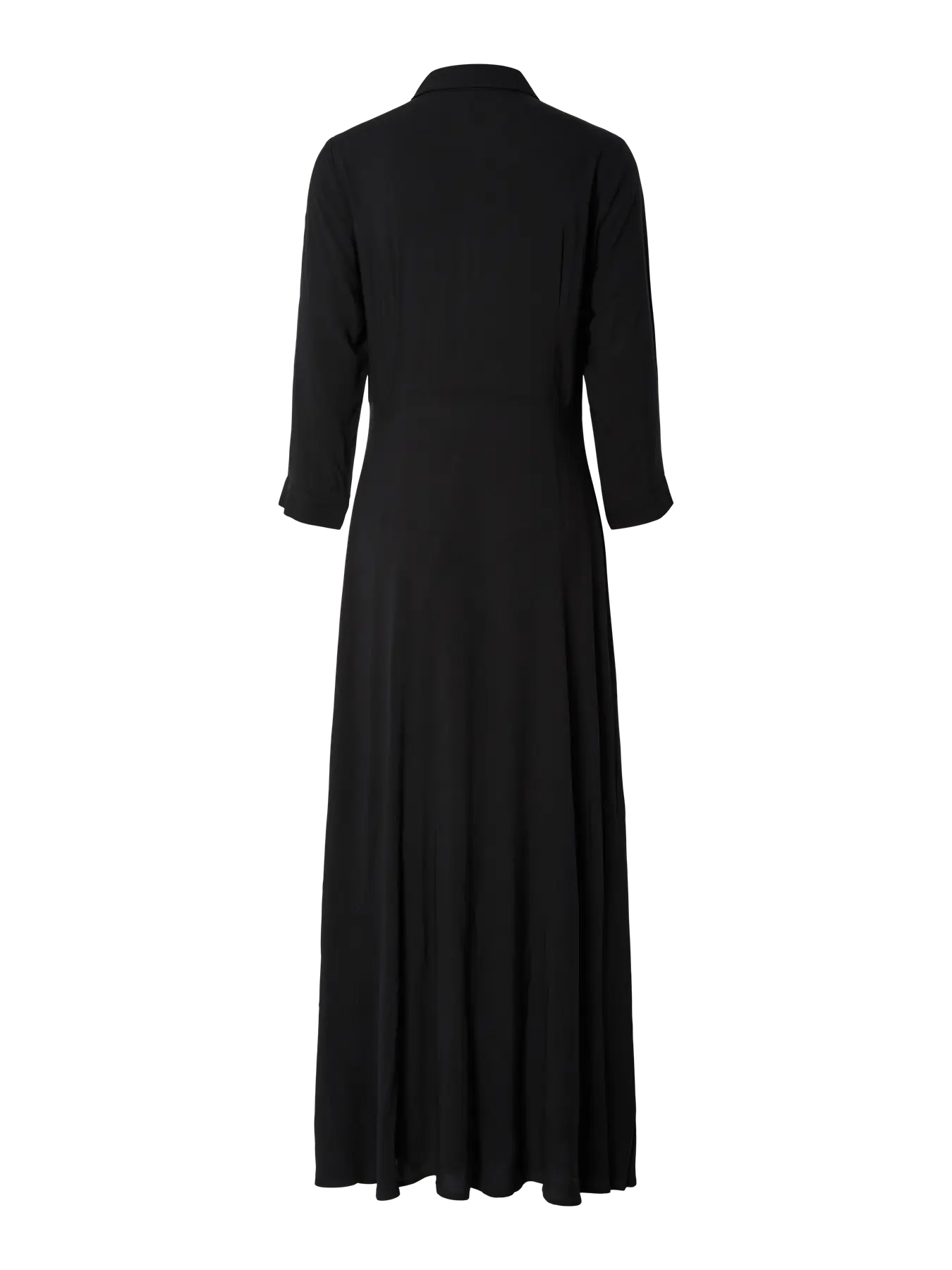 Y.A.S Naisten Maksimekko YASSAVANNA LONG SHIRT DRESS Black Mille - Image 8