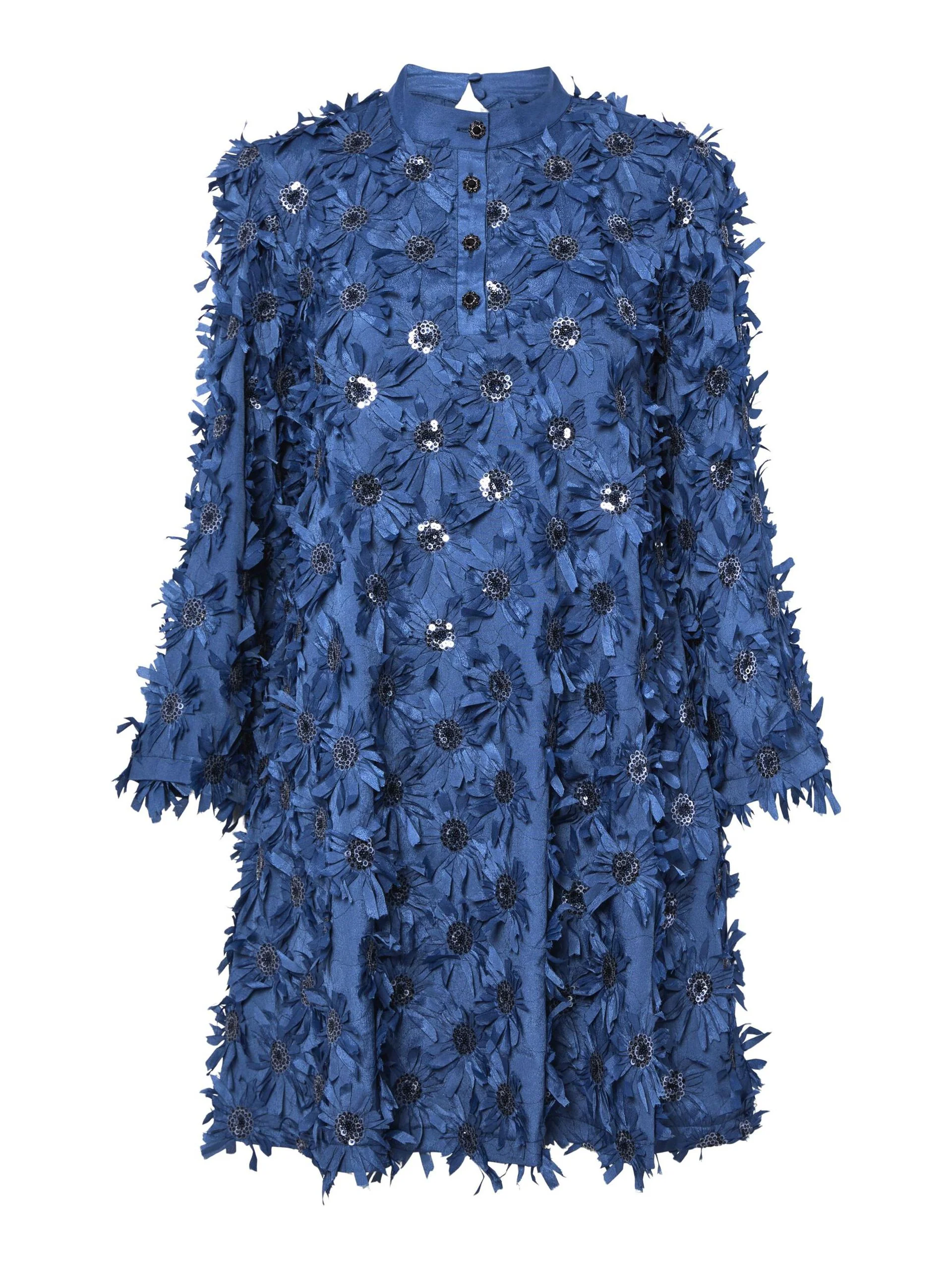 Y.A.S naisten mekko, YASABELONE 7/8 SHORT DRESS Tummansininen - Image 3